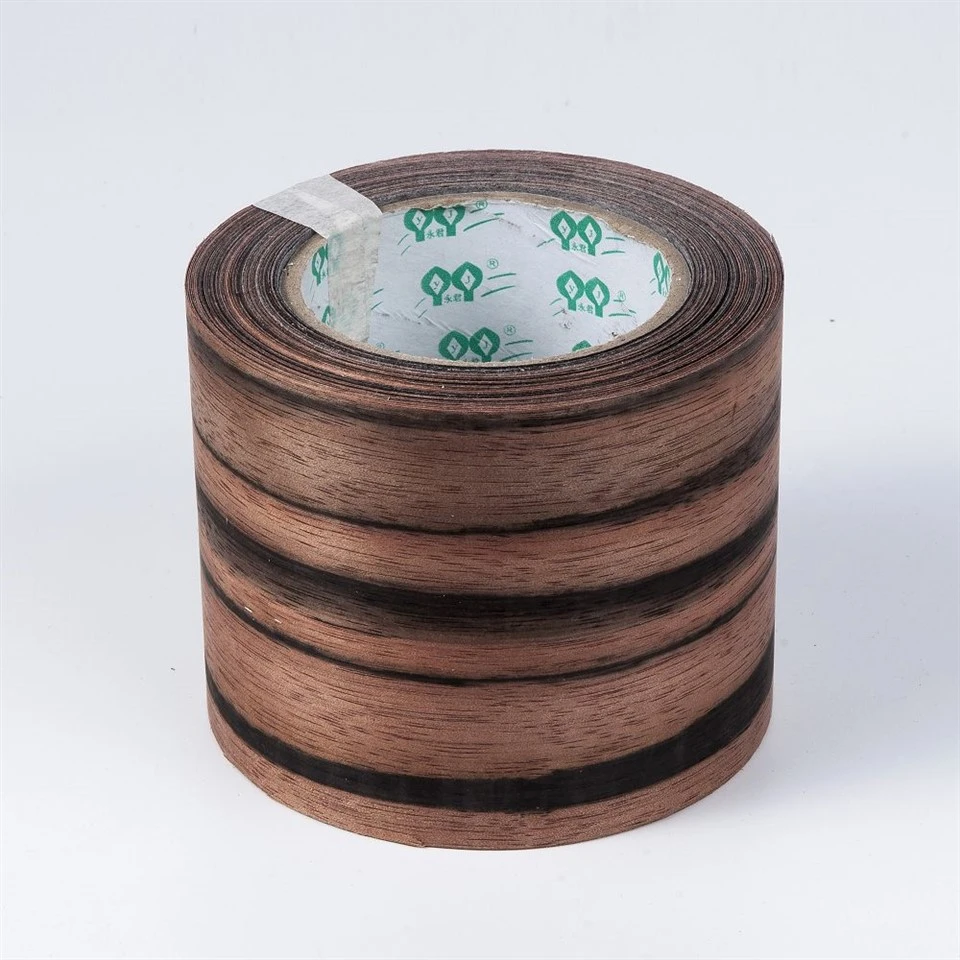 Ebony Natural Wood Veneer Edge Banding Ebony Natural Wood Veneer Edge Banding